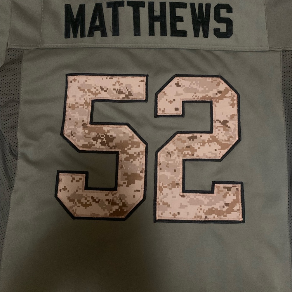 Clay Matthew’s Nike jersey